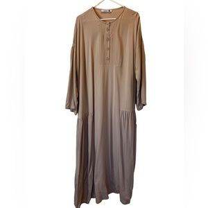 Benin Maxi Half Button Dress Size 10